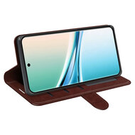 Xiaomi Redmi Note 15 5G Hoesje - MobyDefend Wallet Book Case (Sluiting Achterkant) - Bruin