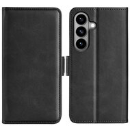 Samsung Galaxy S26 Hoesje - MobyDefend Luxe Wallet Book Case (Sluiting Zijkant) - Zwart