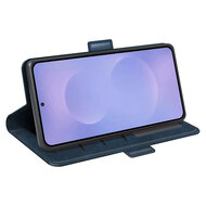 Samsung Galaxy S26 Hoesje - MobyDefend Luxe Wallet Book Case (Sluiting Zijkant) - Blauw