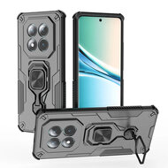 Xiaomi Redmi Note 15 5G Hoesje - MobyDefend Dubbelgelaagde Pantsercase Met Standaard - Zwart