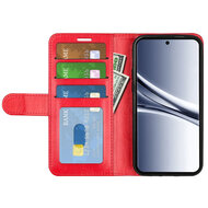 Xiaomi Redmi Note 15 4G Hoesje - MobyDefend Wallet Book Case (Sluiting Achterkant) - Rood