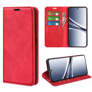 Xiaomi Redmi Note 15 4G Hoesje - MobyDefend Luxe Wallet Bookcase (Magnetische Sluiting) - Rood