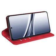 Xiaomi Redmi Note 15 4G Hoesje - MobyDefend Luxe Wallet Bookcase (Magnetische Sluiting) - Rood