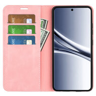 Xiaomi Redmi Note 15 4G Hoesje - MobyDefend Luxe Wallet Bookcase (Magnetische Sluiting) - Roze