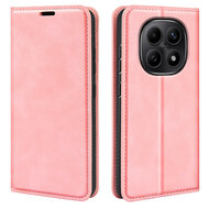 Xiaomi Redmi Note 15 4G Hoesje - MobyDefend Luxe Wallet Bookcase (Magnetische Sluiting) - Roze