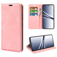 Xiaomi Redmi Note 15 4G Hoesje - MobyDefend Luxe Wallet Bookcase (Magnetische Sluiting) - Roze