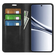 Xiaomi Redmi Note 15 4G Hoesje - MobyDefend Luxe Wallet Bookcase (Magnetische Sluiting) - Zwart