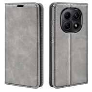 Xiaomi Redmi Note 15 4G Hoesje - MobyDefend Luxe Wallet Bookcase (Magnetische Sluiting) - Grijs