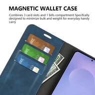 Samsung Galaxy S26 Hoesje - MobyDefend Luxe Wallet Bookcase (Magnetische Sluiting) - Roze