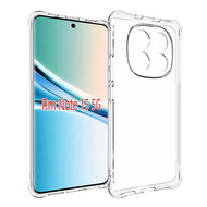 Xiaomi Redmi Note 15 5G Hoesje - MobyDefend Transparante Shockproof TPU Backcover - Verstevigde Hoeken - Volledig Doorzichtig