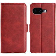 Google Pixel 10a Hoesje - MobyDefend Luxe Wallet Book Case (Sluiting Zijkant) - Rood
