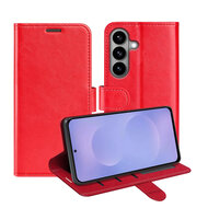 Samsung Galaxy S26 Hoesje - MobyDefend Wallet Book Case (Sluiting Achterkant) - Rood