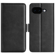 Google Pixel 10a Hoesje - MobyDefend Luxe Wallet Book Case (Sluiting Zijkant) - Zwart