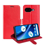 Google Pixel 10a Hoesje - MobyDefend Wallet Book Case (Sluiting Achterkant) - Rood
