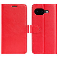 Google Pixel 10a Hoesje - MobyDefend Wallet Book Case (Sluiting Achterkant) - Rood