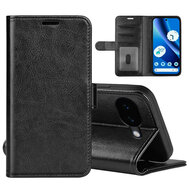 Google Pixel 10a Hoesje - MobyDefend Wallet Book Case (Sluiting Achterkant) - Zwart