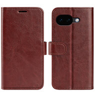 Google Pixel 10a Hoesje - MobyDefend Wallet Book Case (Sluiting Achterkant) - Bruin