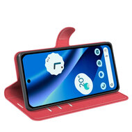 Google Pixel 10a Hoesje - MobyDefend Kunstleren Wallet Book Case (Sluiting Voorkant) - Rood
