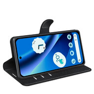 Google Pixel 10a Hoesje - MobyDefend Kunstleren Wallet Book Case (Sluiting Voorkant) - Zwart