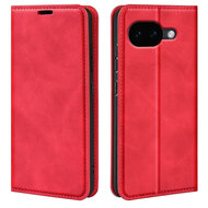 Google Pixel 10a Hoesje - MobyDefend Luxe Wallet Bookcase (Magnetische Sluiting) - Rood