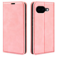 Google Pixel 10a Hoesje - MobyDefend Luxe Wallet Bookcase (Magnetische Sluiting) - Roze