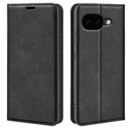 Google Pixel 10a Hoesje - MobyDefend Luxe Wallet Bookcase (Magnetische Sluiting) - Zwart