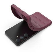 Samsung Galaxy S26 Plus (S26+) Hoesje - MobyDefend TPU Gripcase - Donkerpaars