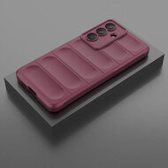 Samsung Galaxy S26 Plus (S26+) Hoesje - MobyDefend TPU Gripcase - Donkerpaars