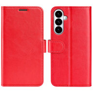 Samsung Galaxy S26 Plus (S26+) Hoesje - MobyDefend Wallet Book Case (Sluiting Achterkant) - Rood