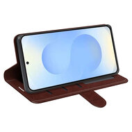 Samsung Galaxy S26 Plus (S26+) Hoesje - MobyDefend Wallet Book Case (Sluiting Achterkant) - Bruin