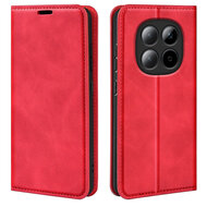 Xiaomi Redmi Note 15 Pro Plus 5G Hoesje - MobyDefend Luxe Wallet Bookcase (Magnetische Sluiting) - Rood