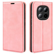 Xiaomi Redmi Note 15 Pro Plus 5G Hoesje - MobyDefend Luxe Wallet Bookcase (Magnetische Sluiting) - Roze