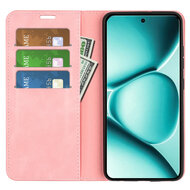 Xiaomi Redmi Note 15 Pro Plus 5G Hoesje - MobyDefend Luxe Wallet Bookcase (Magnetische Sluiting) - Roze