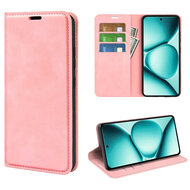 Xiaomi Redmi Note 15 Pro Plus 5G Hoesje - MobyDefend Luxe Wallet Bookcase (Magnetische Sluiting) - Roze
