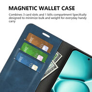 Xiaomi Redmi Note 15 Pro Plus 5G Hoesje - MobyDefend Luxe Wallet Bookcase (Magnetische Sluiting) - Zwart