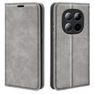Xiaomi Redmi Note 15 Pro Plus 5G Hoesje - MobyDefend Luxe Wallet Bookcase (Magnetische Sluiting) - Grijs