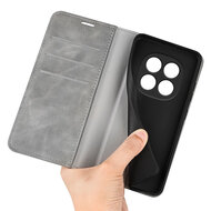 Xiaomi Redmi Note 15 Pro Plus 5G Hoesje - MobyDefend Luxe Wallet Bookcase (Magnetische Sluiting) - Grijs