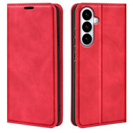 Samsung Galaxy S26 Plus (S26+) Hoesje - MobyDefend Luxe Wallet Bookcase (Magnetische Sluiting) - Rood