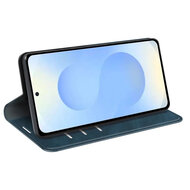 Samsung Galaxy S26 Plus (S26+) Hoesje - MobyDefend Luxe Wallet Bookcase (Magnetische Sluiting) - Blauw