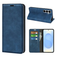 Samsung Galaxy S26 Plus (S26+) Hoesje - MobyDefend Luxe Wallet Bookcase (Magnetische Sluiting) - Blauw