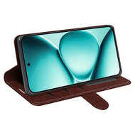 Xiaomi Redmi Note 15 Pro Plus 5G Hoesje - MobyDefend Wallet Book Case (Sluiting Achterkant) - Bruin