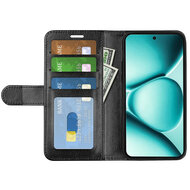 Xiaomi Redmi Note 15 Pro 5G Hoesje - MobyDefend Wallet Book Case (Sluiting Achterkant) - Zwart