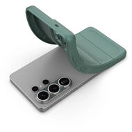 Samsung Galaxy S26 Ultra Hoesje - MobyDefend TPU Gripcase - Groen