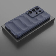 Samsung Galaxy S26 Ultra Hoesje - MobyDefend TPU Gripcase - Blauw