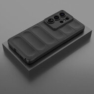 Samsung Galaxy S26 Ultra Hoesje - MobyDefend TPU Gripcase - Zwart