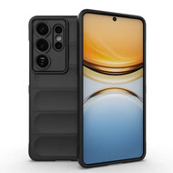 Samsung Galaxy S26 Ultra Hoesje - MobyDefend TPU Gripcase - Zwart