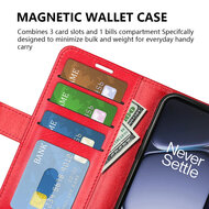 Xiaomi Redmi Note 15 Pro 4G Hoesje - MobyDefend Wallet Book Case (Sluiting Achterkant) - Rood