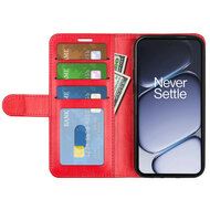 Xiaomi Redmi Note 15 Pro 4G Hoesje - MobyDefend Wallet Book Case (Sluiting Achterkant) - Rood