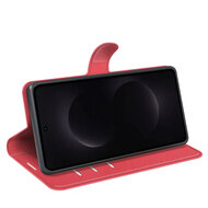 Samsung Galaxy S26 Ultra Hoesje - MobyDefend Kunstleren Wallet Book Case (Sluiting Voorkant) - Rood