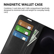 Samsung Galaxy S26 Ultra Hoesje - MobyDefend Kunstleren Wallet Book Case (Sluiting Voorkant) - Bruin